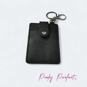Pinky Perfect Black-sleutelhanger voor kaarthouder