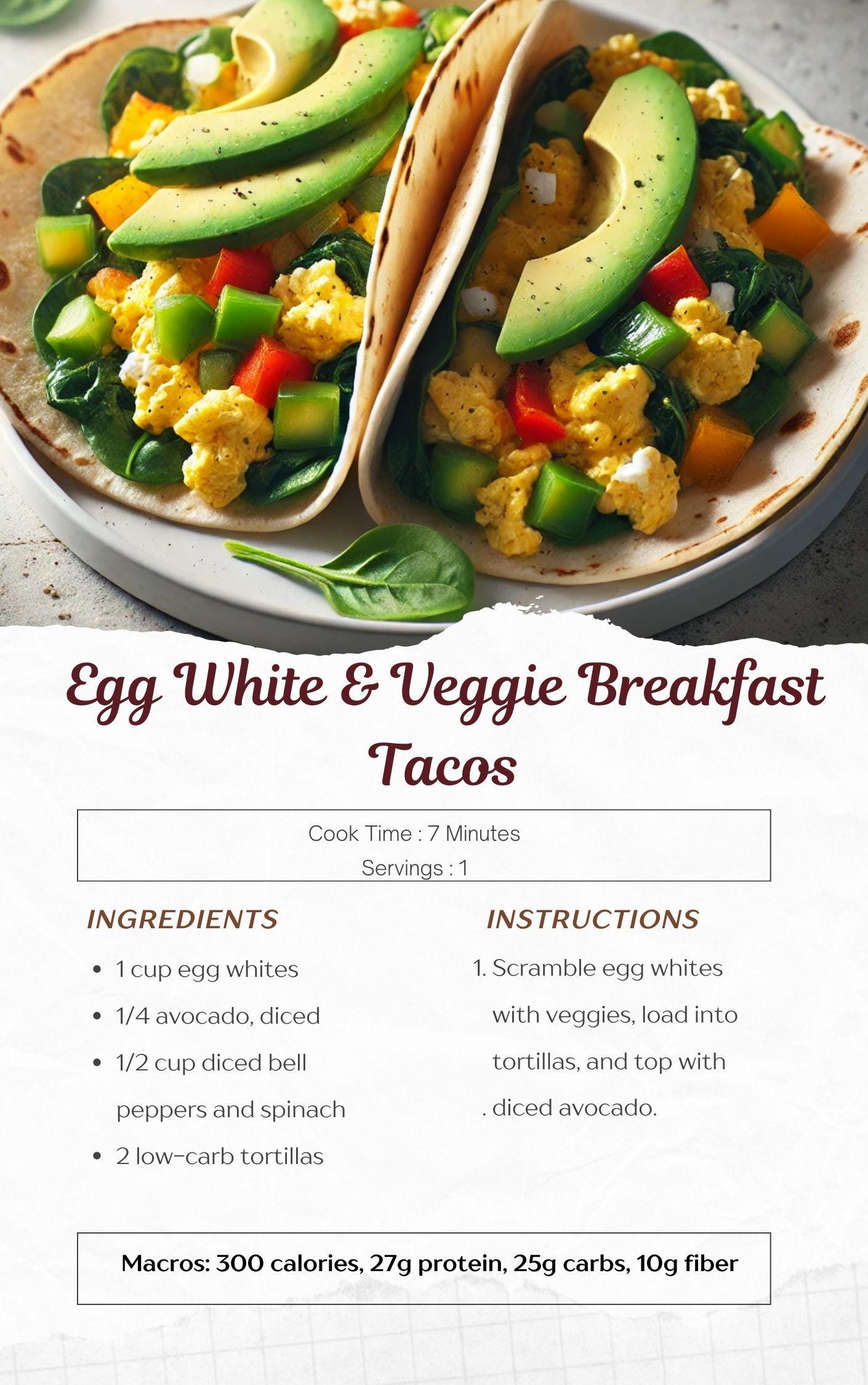 Work Week Meals: 15 High Protein, High Fiber, Low Carb Recipes - Etsy