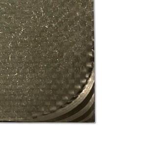 Stacked Thin Ply Carbon Fiber Plate - 24&quot; x 24&quot; x .25&quot; - Ideal for Knife Scales or RC Projects - Woven Carbon / Epoxy Resin