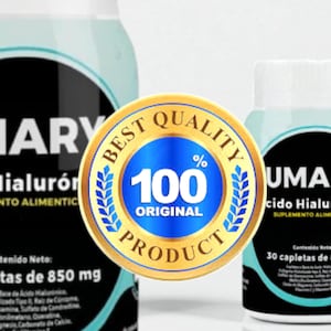Ácido hialurónico 30 cápsulas de 850 mg con colágeno