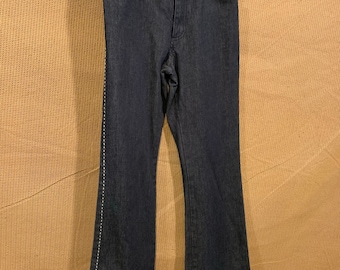 Vintage Denim High Waisted Boot Cut Jeans w/Single Stitch trim - Women's Size 4