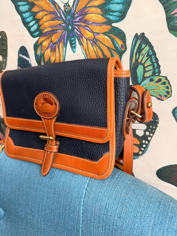 Dooney & Bourke Surrey Bag Set, Navy Leather Cros… - image 11