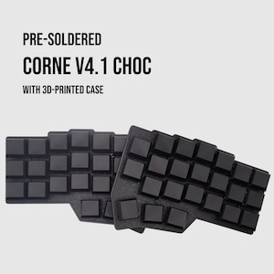 Pre-Soldered Corne v4.1 Choc Ergonomic Split Mechanical Keyboard