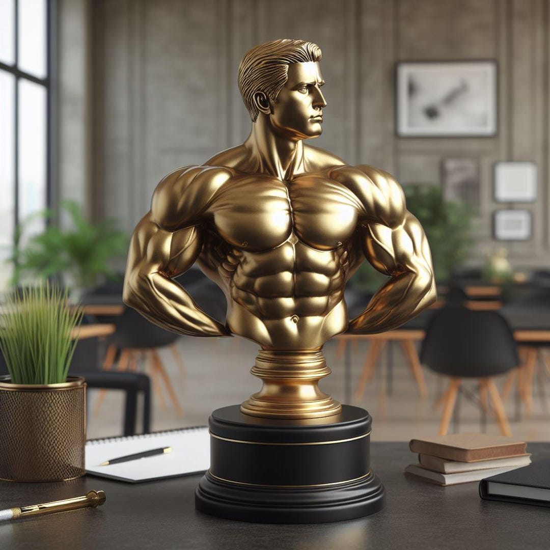Fitness Trophy Gym Weight Training Exclusive STL File for 3D Printing ...