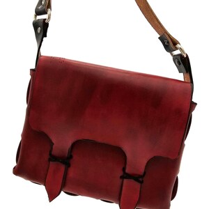 Handmade Leather Shoulder Pouch