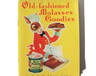 Old Fashioned Molasses Goodies Recipe Booklet Brer Rabbit 1932