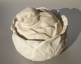 Vintage White Rabbit Covered Dish Terrine - MMA Metropolitan Museum of Art