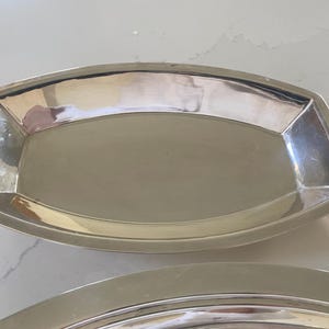 Vintage Art Deco Silver Plate Serving Dish