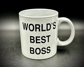 THE OFFICE "World's Best Boss" 20 oz Coffee Mug