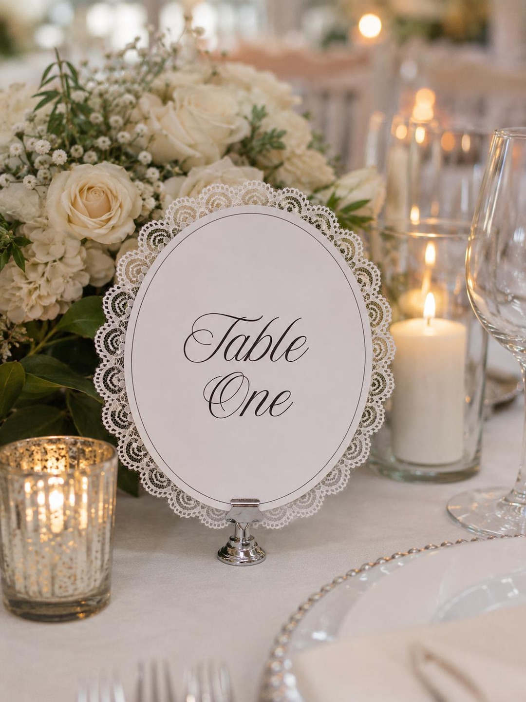Unique Lace Table Numbers Lace Trim Wedding Table Numbers, Vintage Table Number, Rehearsal Dinner ...