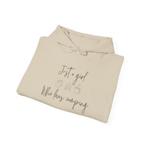 Camping Girl Hoodie, Gift for her, Camp Lover Hoodie , Outdoor Adventure Hoodie, Camping Vibes, Nature Enthusiast Apparel