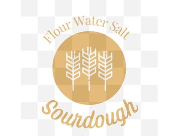Sourdough SVG, bread making svg, flour water salt sourdough svg, sourdough png,