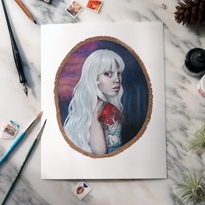 Lady Amalthea giclee art print OE