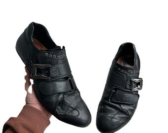 Vintage Buffalo herenschoenen met gespsluiting, VS 10