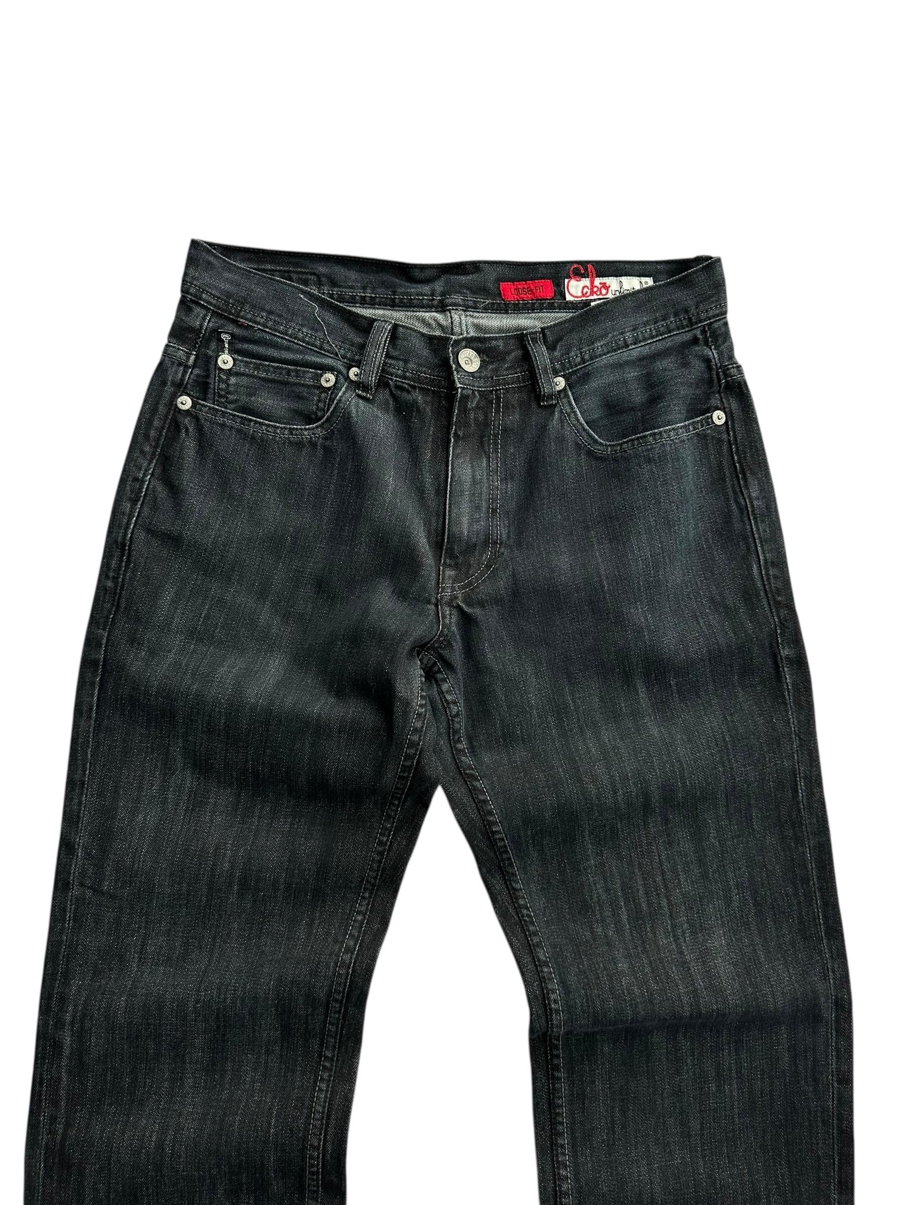 Vintage Ecko Unltd Loose Fit Baggy Black Heavy Jeans Sz 34 - Etsy