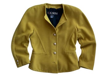 VTG Escada By Margaretha Ley Woman West.Germany Wool Jacket