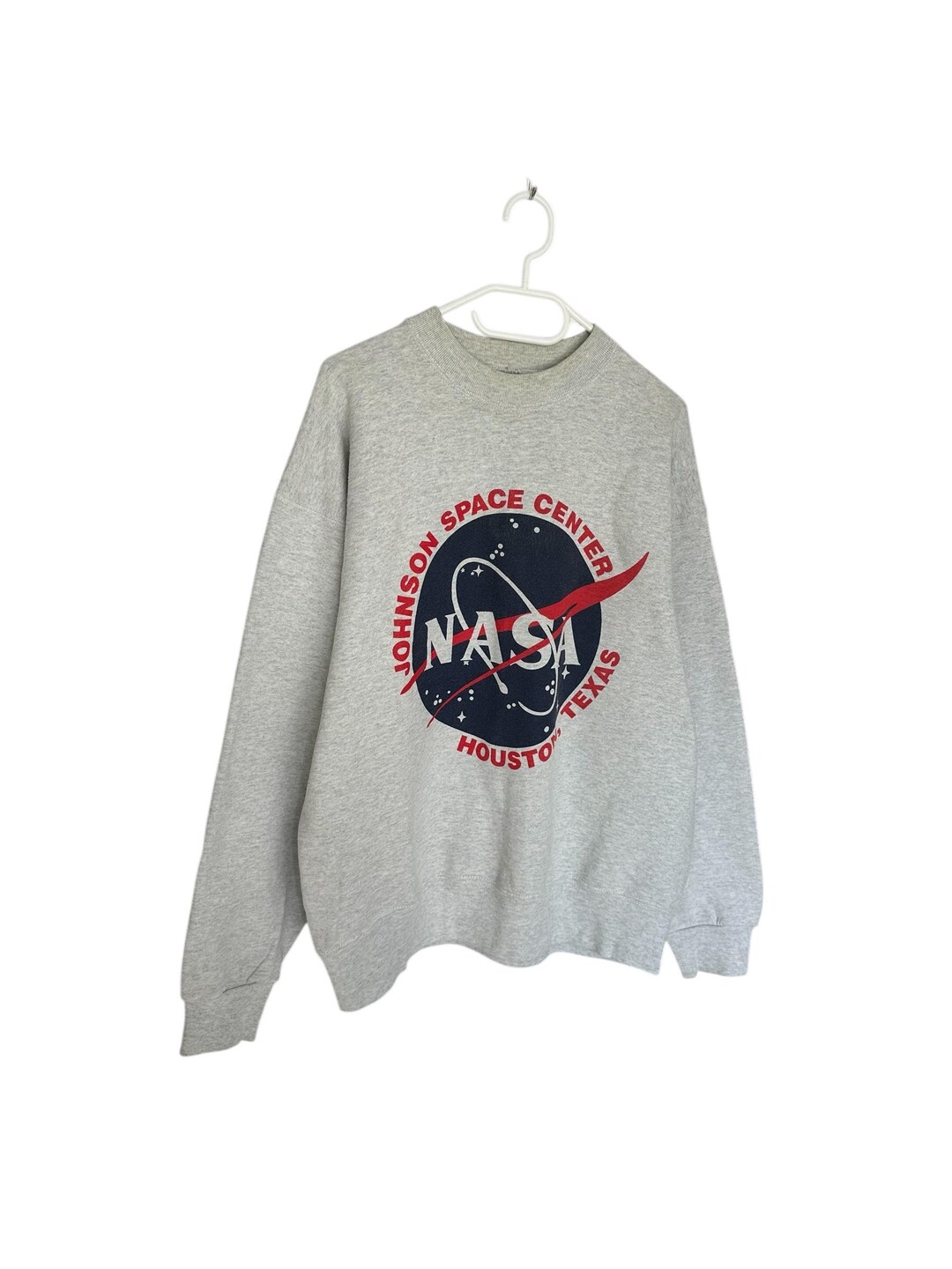 Vintage NASA Johnson Space Center USA 90s Sweatshirt Sz L - Etsy
