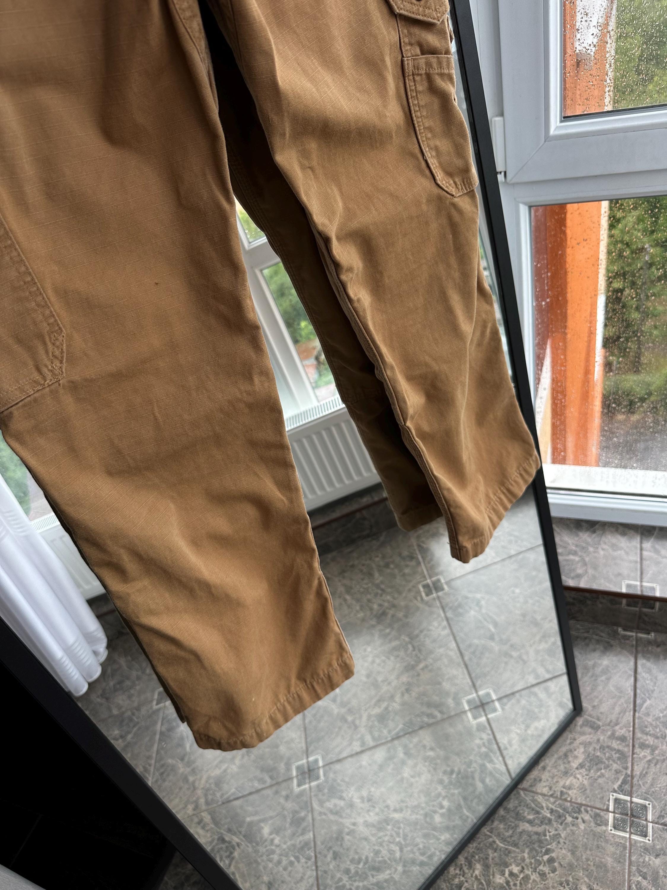 Vintage Carhartt Cargo Workwear Brown Cordura Pants Sz 32 - Etsy