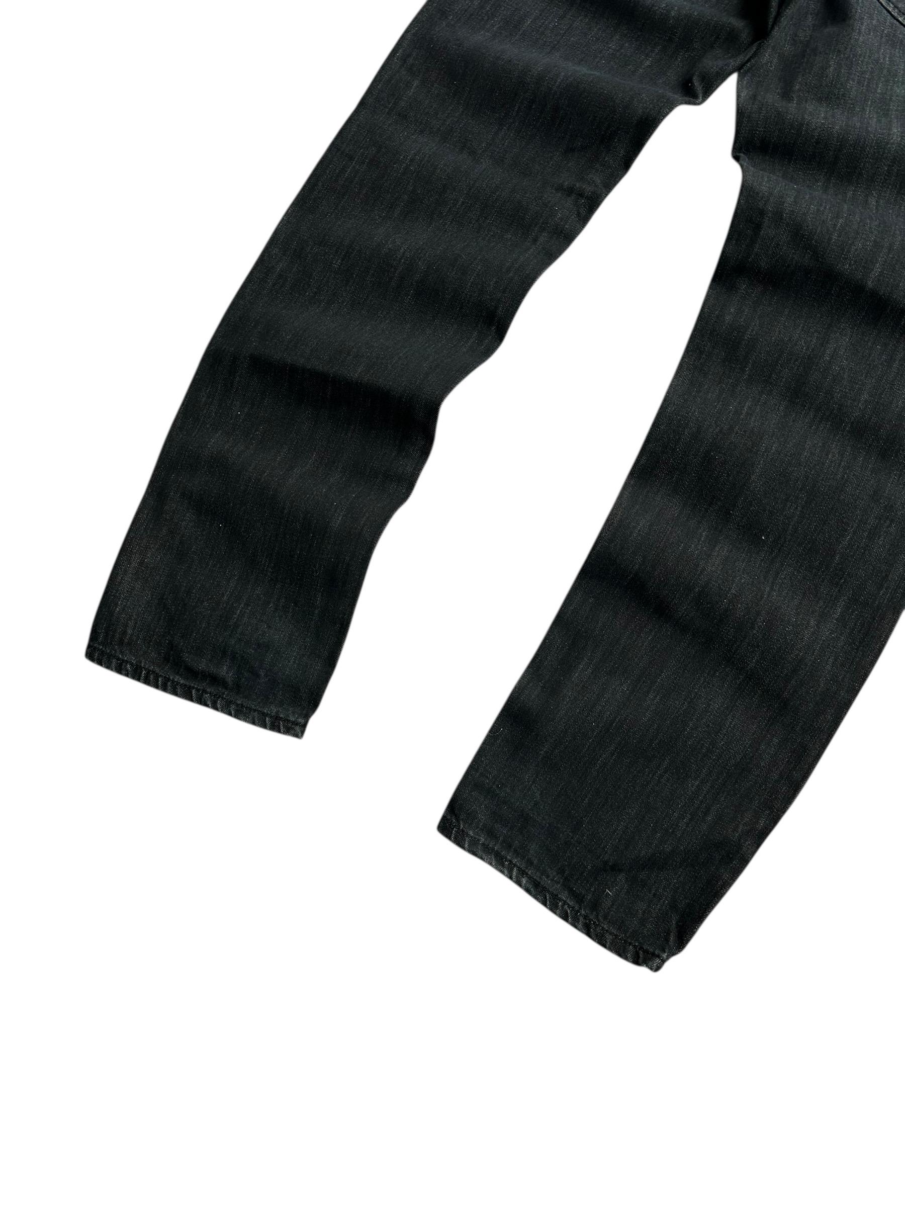 ヴィンテージ ECKo Unltd ルーズフィット バギー ブラック ヘビー