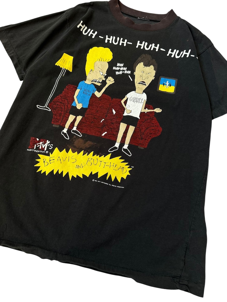 Vintage Beavis and Butt-head MTV 1994 Rare T-shirt - Etsy