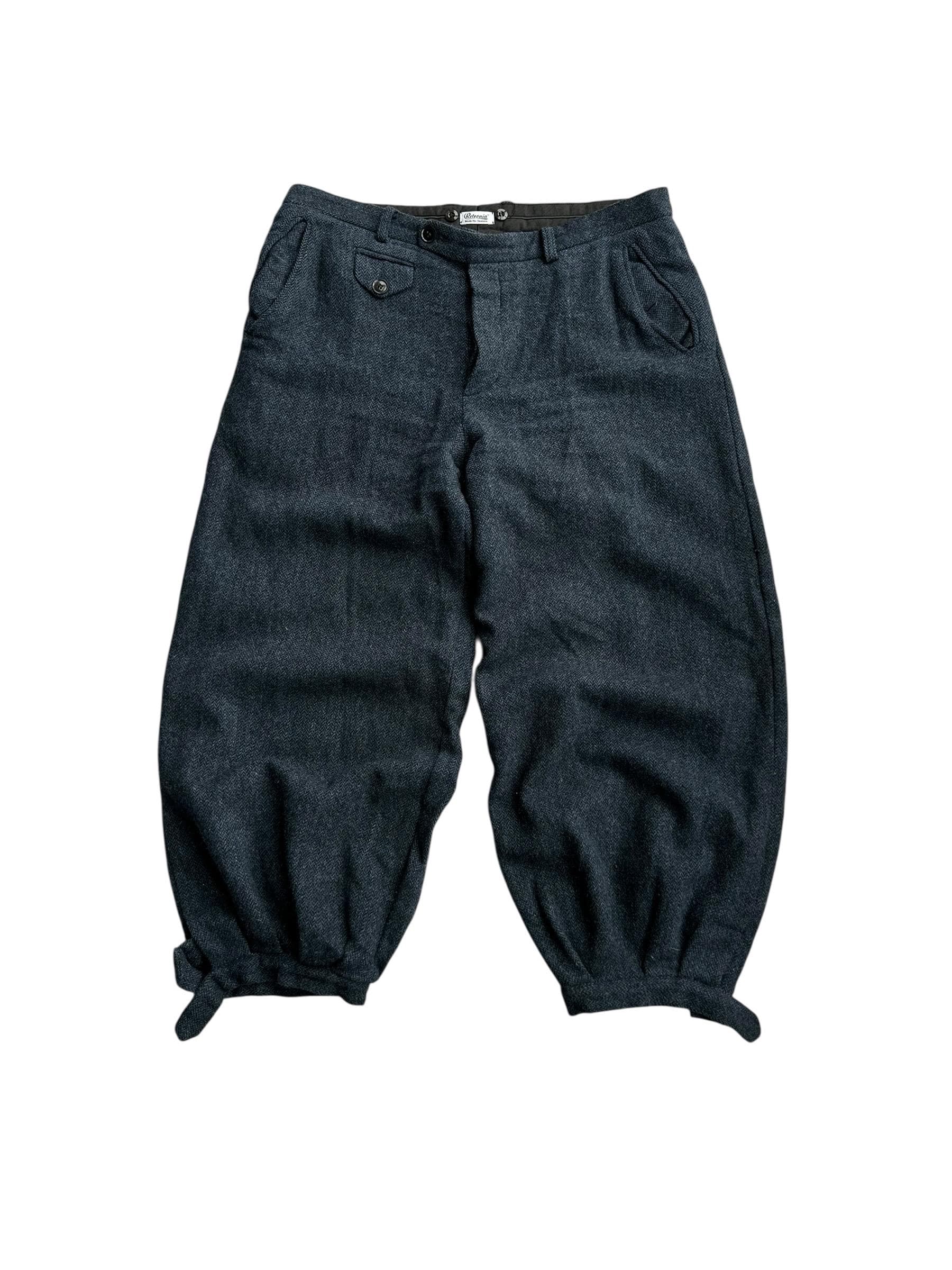 Vintage Wool Knickerbocker Pants by Retronia, Size 52, 100% Virgin