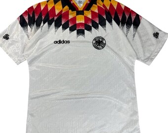 GERMANY 1994/96 HOME FOOTBALL Shirt Soccer Jersey Adidas sz L