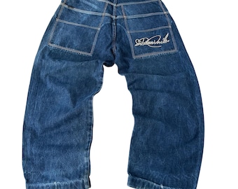 Vintage Sir Benny Miles Baggy Heavy Rap Jeans Sz L