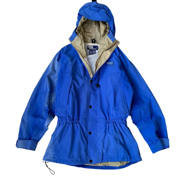 Vintage Polo Ralph Lauren Hi Tech Faded Outdoor Jacket