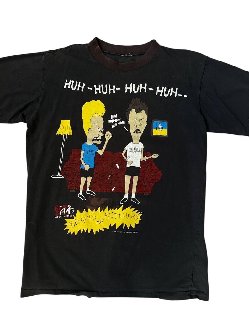 Vintage Beavis and Butt-head MTV 1994 Rare T-shirt - Etsy