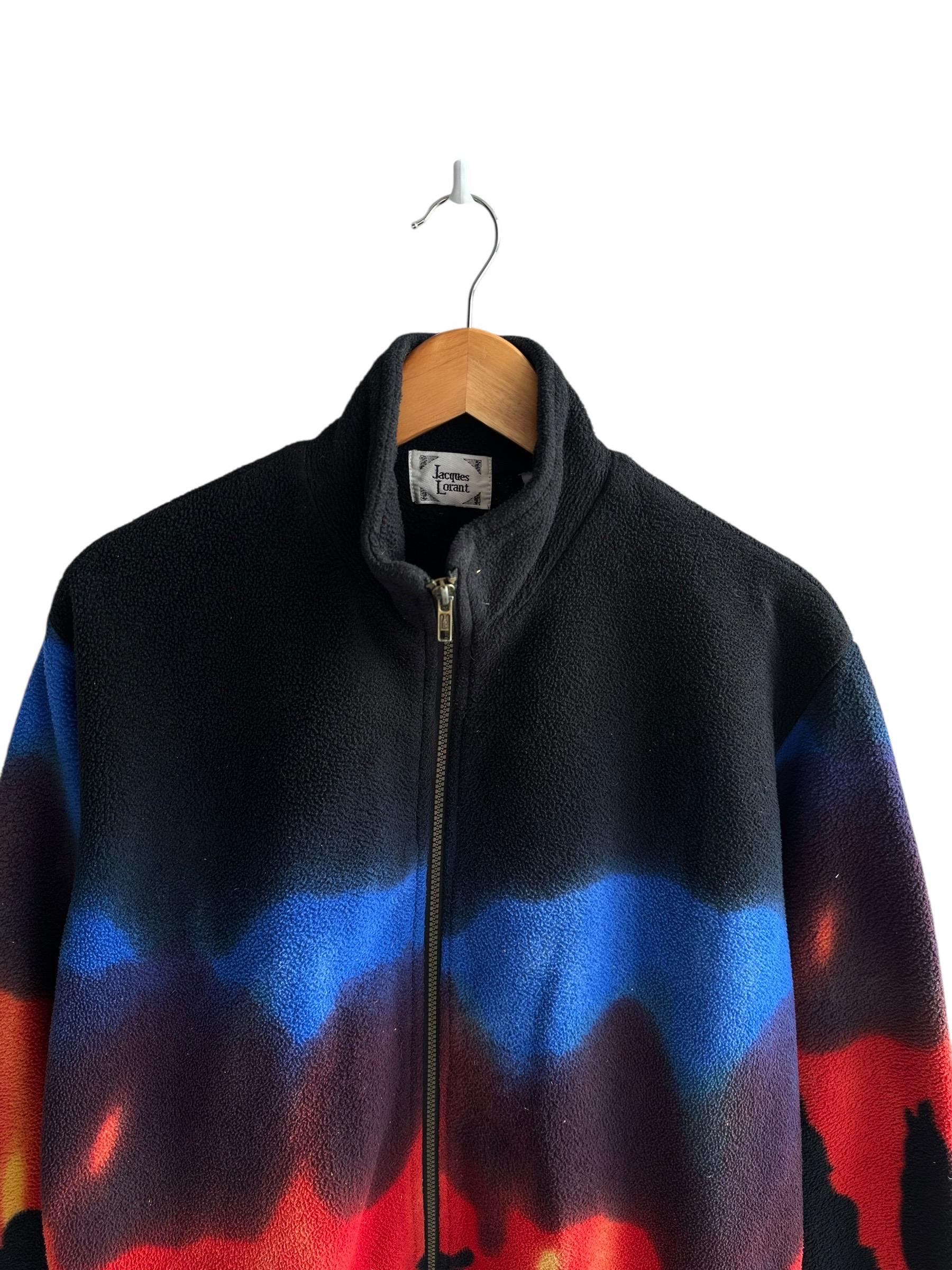 激レア♡ 極美品♡ PHIGVEL OLD WOOL SPORTS JACKET Vintage Nature Multicolored Wolf's Fleece Jacket - Etsy