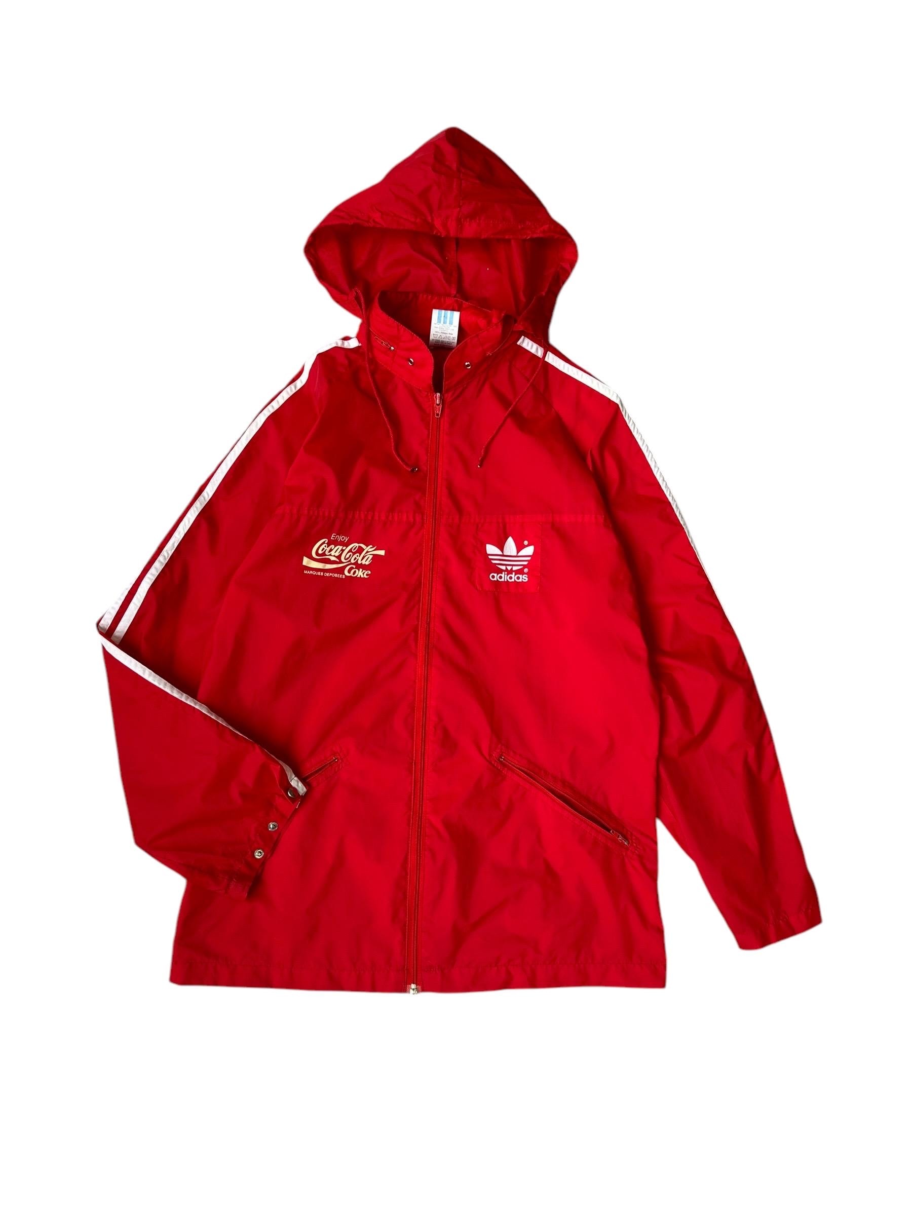 Vintage Adidas X Coca Cola Logo Nylon Light Jacket 90s - Etsy