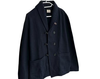 Hartford Wool Shawl Collar Cardigan Mens Jacket