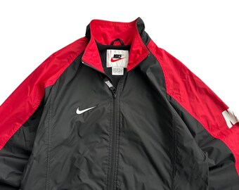 Vintage Nike Nylon Big Swoosh Hooded Jacket - Etsy