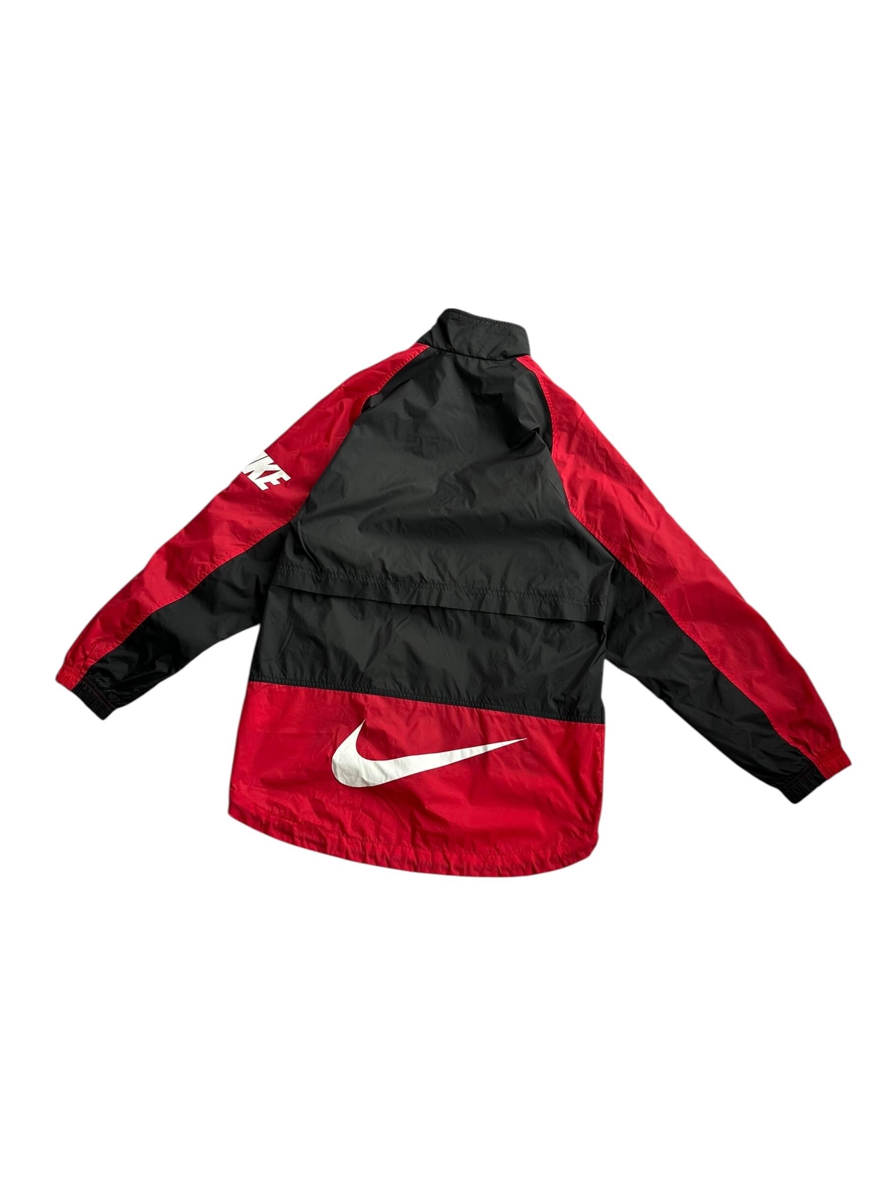 Vintage Nike Nylon Big Swoosh Hooded Jacket - Etsy