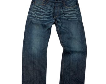 Denham Japanese Indigo Selvedge-jeans voor heren, maat XL
