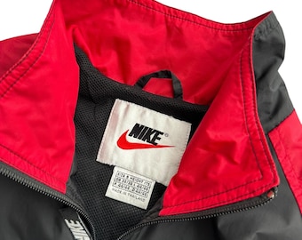 Vintage Nike Nylon Big Swoosh Hooded Jacket - Etsy