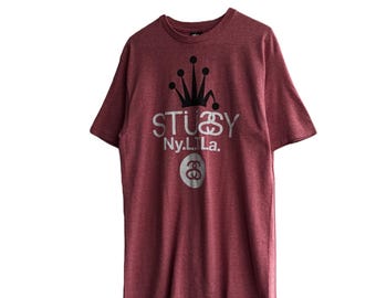 Vintage Stussy Ny.L.T.La. Big Logo T-shirt