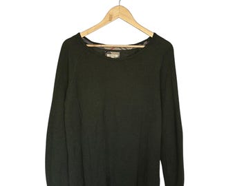 Maglione da donna Barbour in misto lana con pendente, taglia XL
