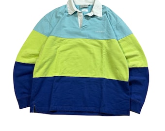 Carhartt Woman Striped Rugby Shirt Sz M