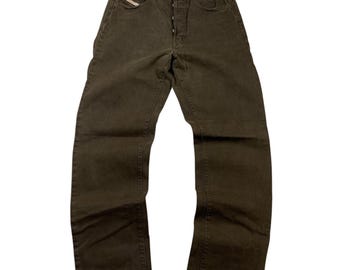 Vintage Diesel schwere Baumwolle gerade Jeans Gr. S