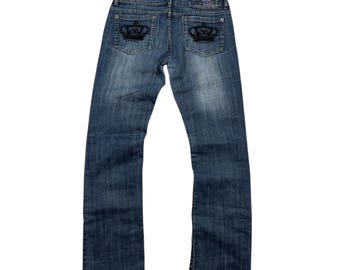 Vaqueros Victoria Beckham Rock & Republic para mujer, estilo años 2000, talla M.