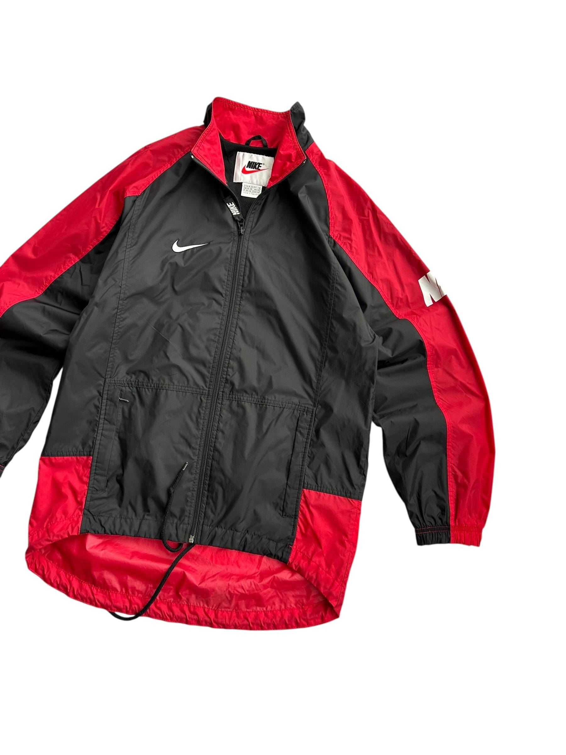 Vintage Nike Nylon Big Swoosh Hooded Jacket - Etsy