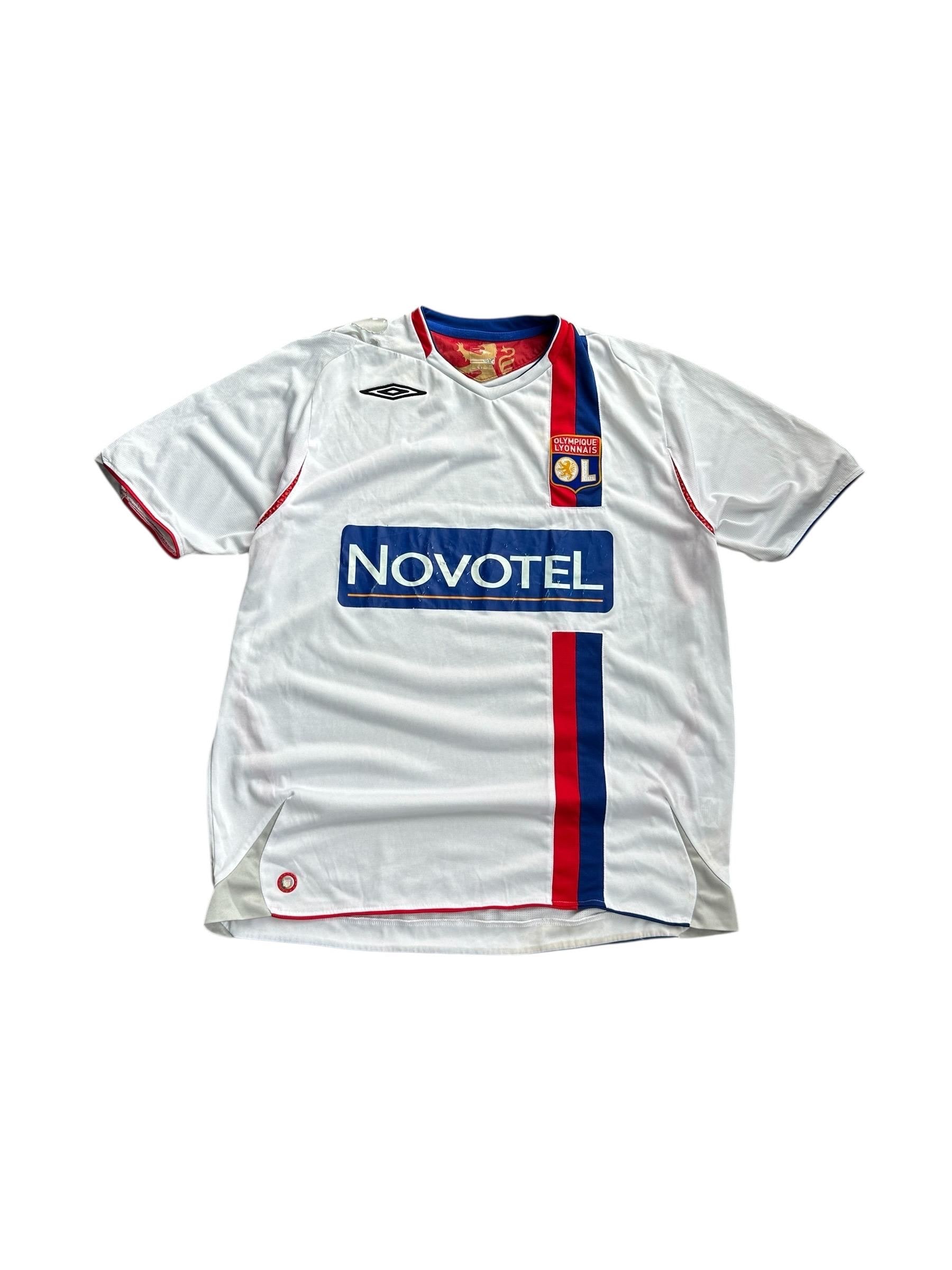 Vintage Umbro Olympique Lyonnais Home Football Shirt 2004/05 Sz M