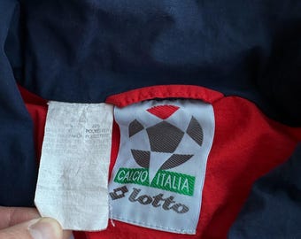 Vintage Lotto Calcio Italia Nylon Track Jacket - Etsy