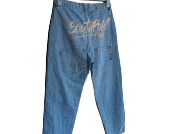 Vintage SouthPole Rap Baggy Big Logo Y2K Jeans