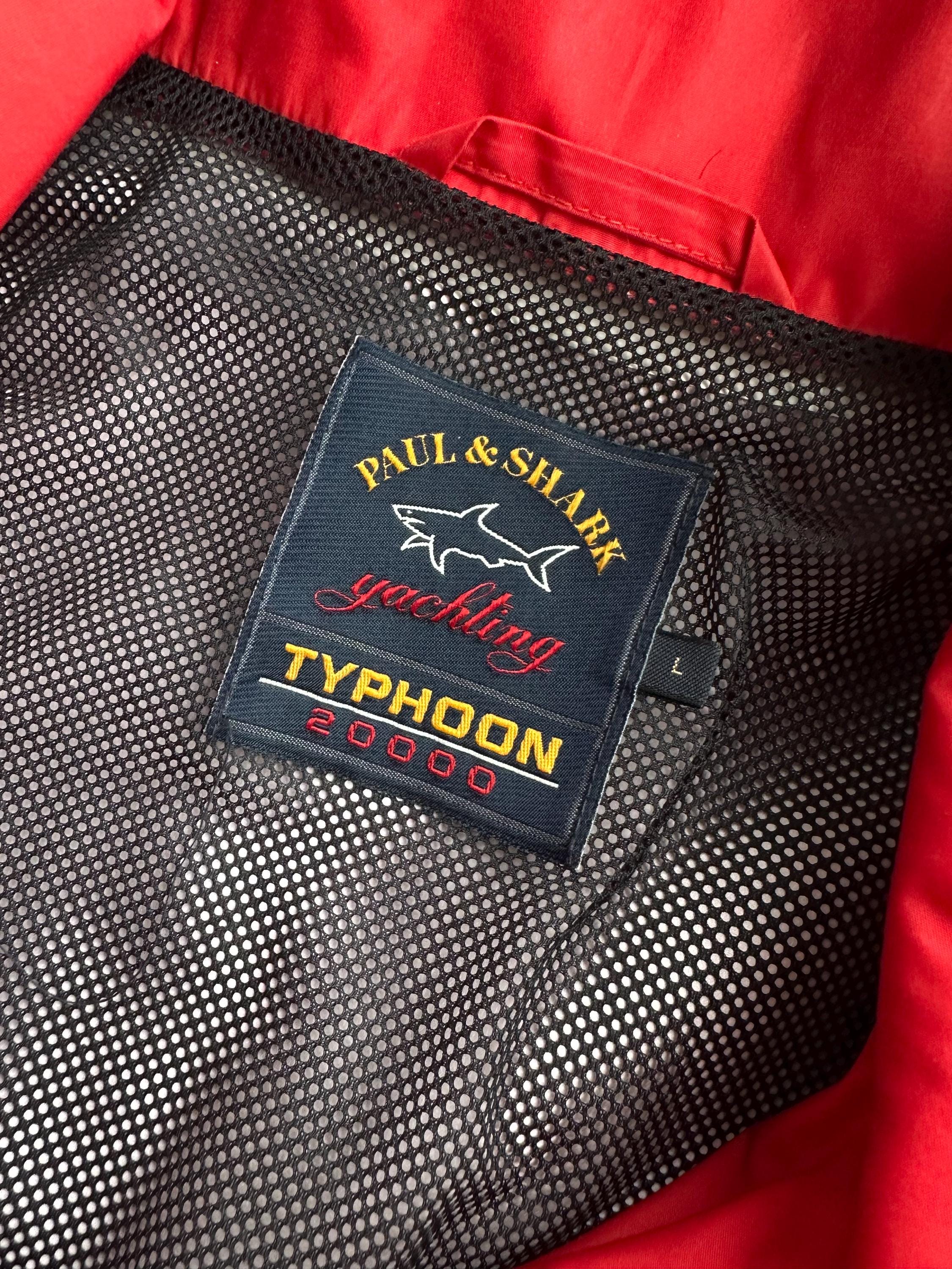 Vintage Paul & Shark Typhoon 20000 Red Windbreaker Jacket - Etsy