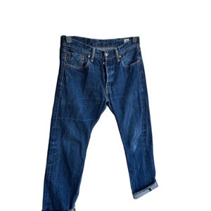 W36 Levi's 501 USA製 WHITE OAK CONE DENIM Levi's 501 White OAK Cone Denim Selvedge Navy Jeans - Etsy