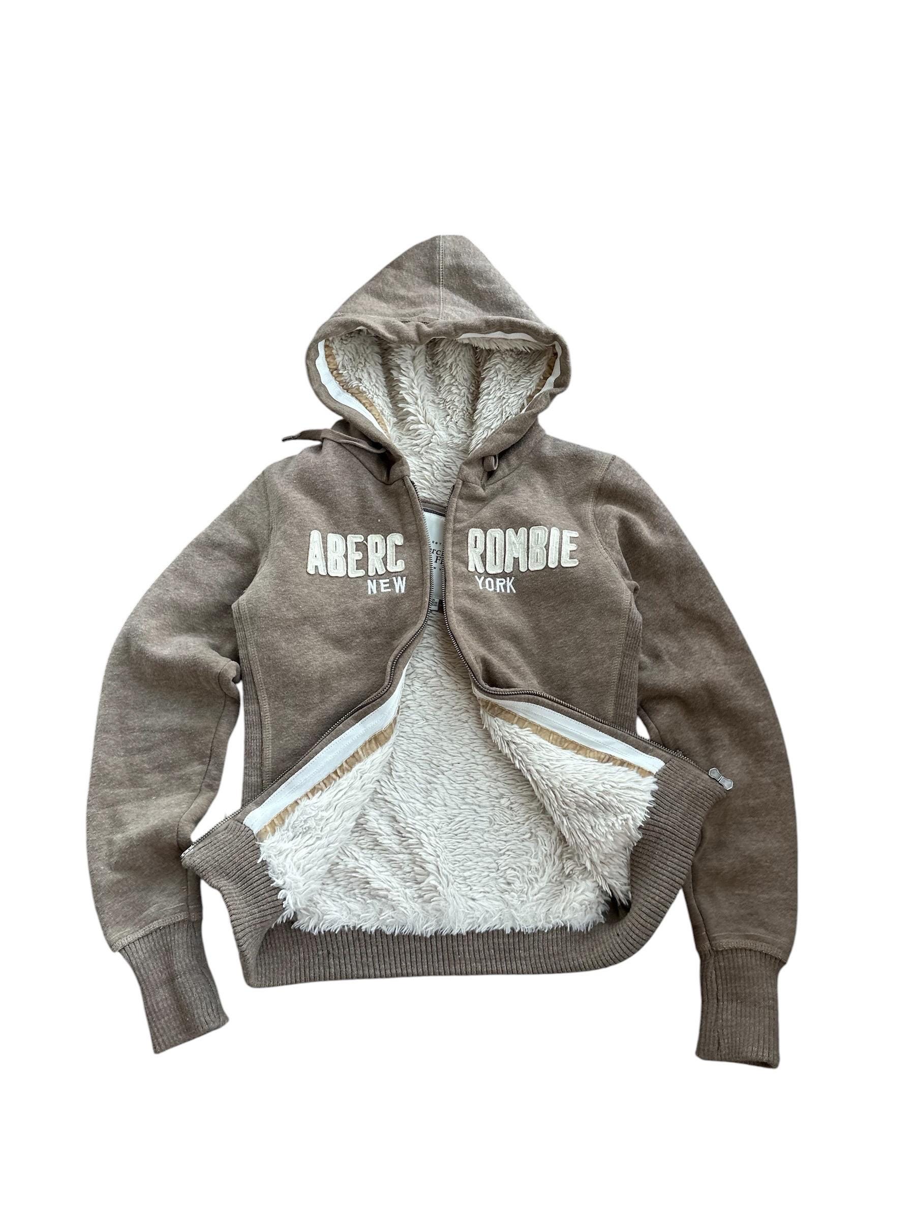 Abercrombie & Fitch 貴重 ファー パーカー Abercrombie fitch fur hoodie - Etsy 日本