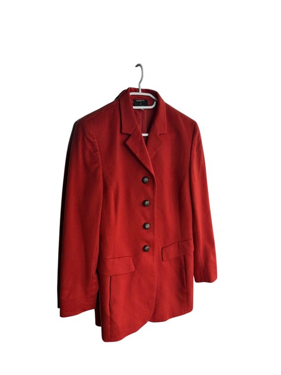 Akris, Vintage Akris x Oscar Rom Wool 80s Woman Blazer Jacket