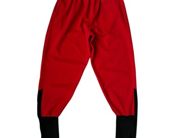 Pantalon Survêtement Vintage AC Milan Années 90 – Lotto Taille XL (Rouge)